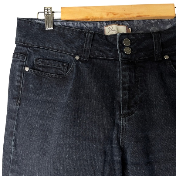 Paige Hidden Hills Bootcut Mid Rise Denim Blue Wash Jeans Size 31 - Picture 9 of 9